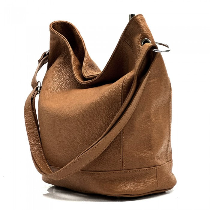 "Alisia" shoulder bag in genuine leather 100% Made in Italy