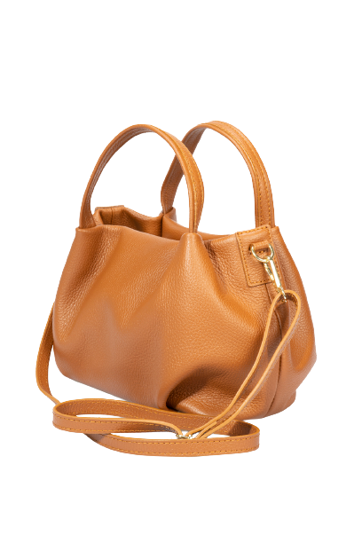 Borsa a mano "Chiara" in pelle naturale calfskin