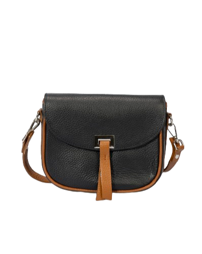 Borsa a tracolla "Valentina" in pelle calfskin