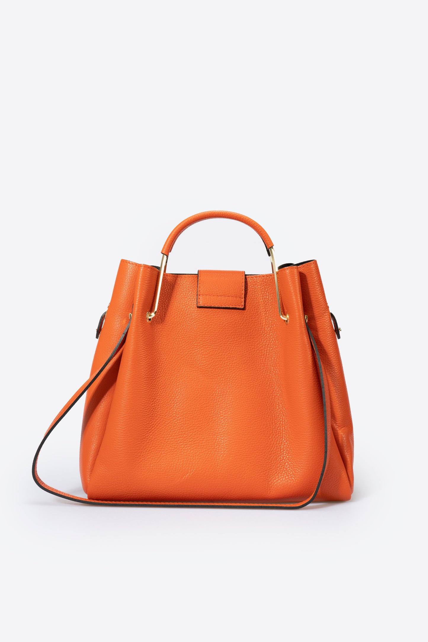 "Marta" handbag in genuine dollar leather - Made in Italy