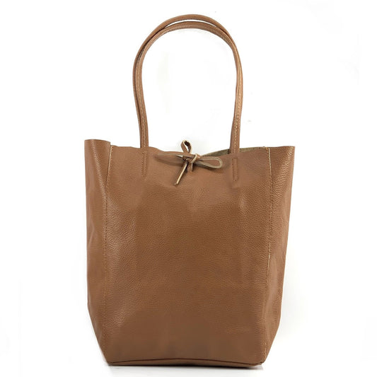 Borsa shopper "Noemi" 100% vera pelle Made in Italy