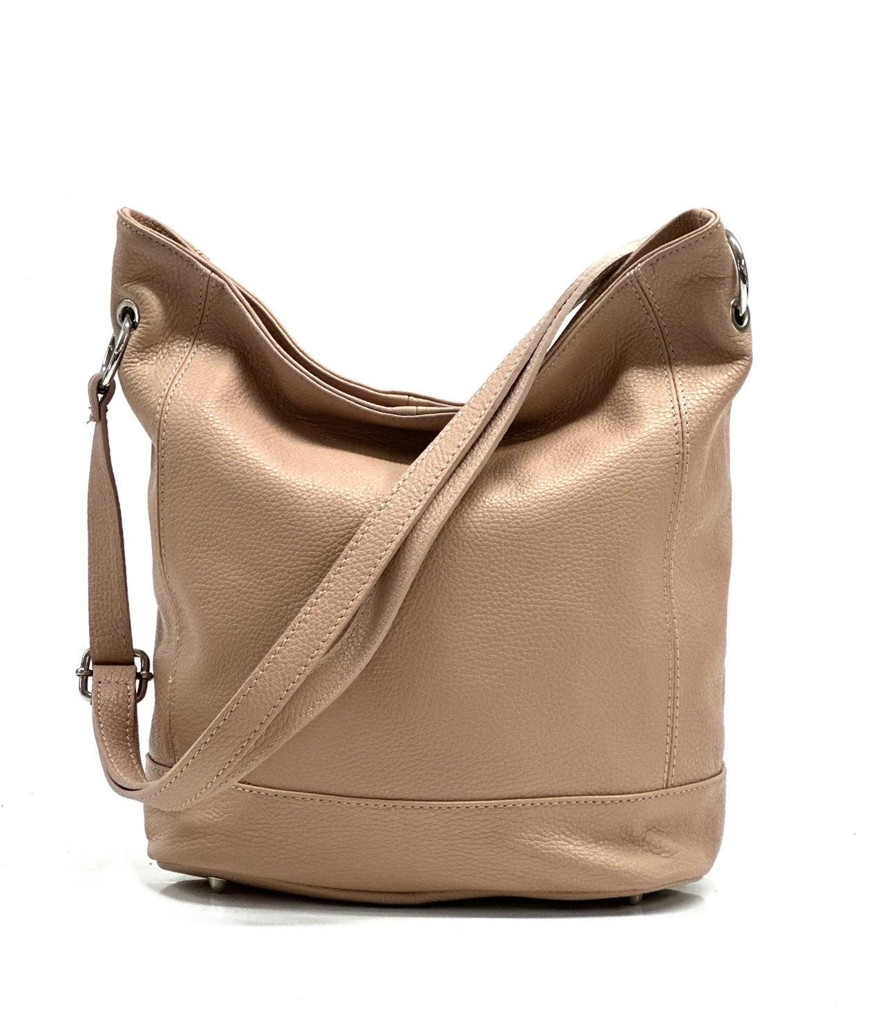 "Alisia" shoulder bag in genuine leather 100% Made in Italy