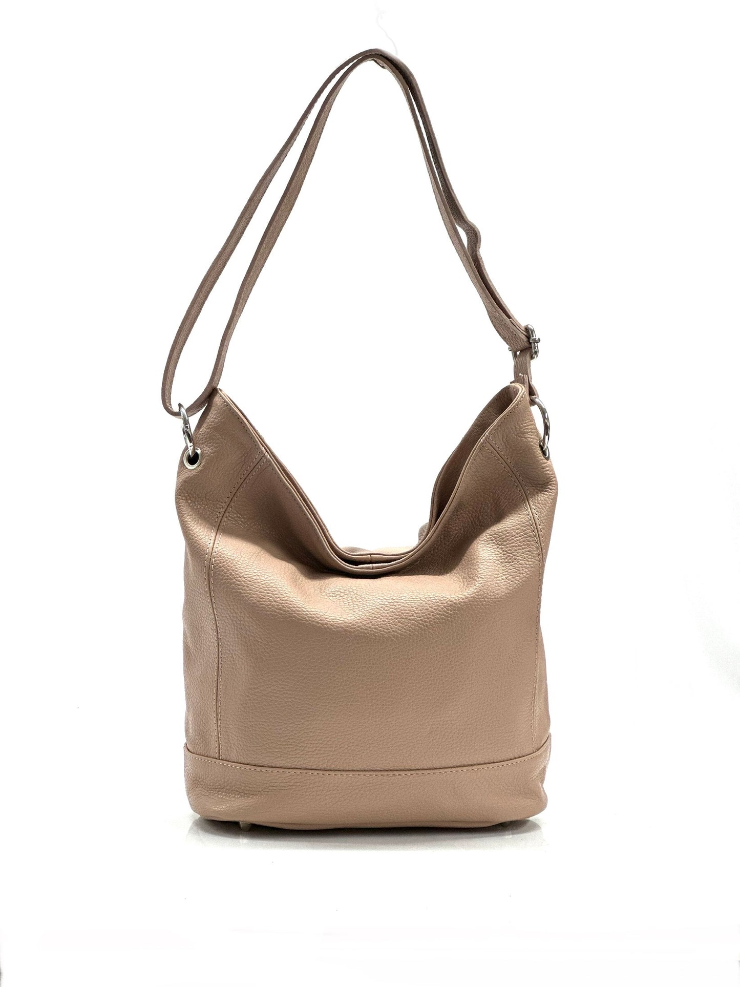 "Alisia" shoulder bag in genuine leather 100% Made in Italy