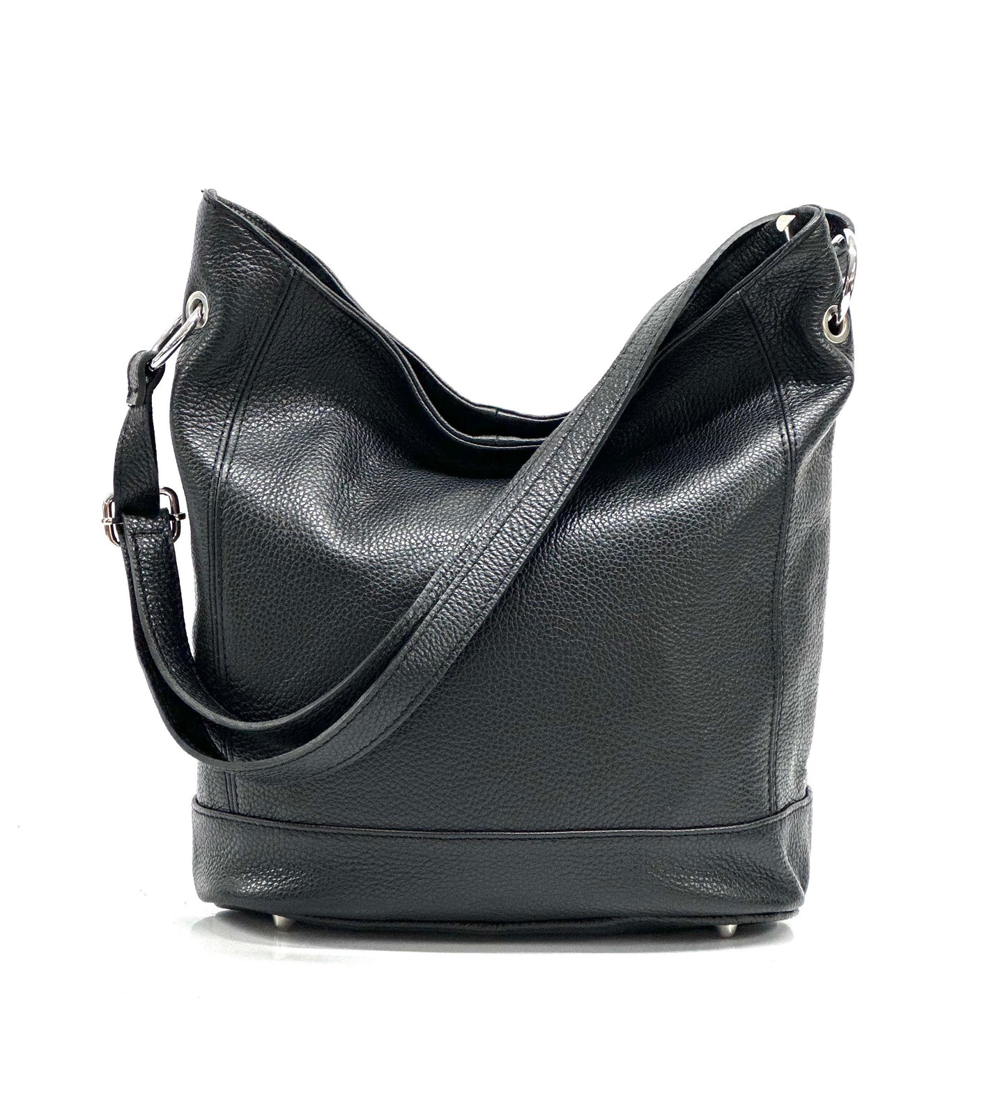 "Alisia" shoulder bag in genuine leather 100% Made in Italy