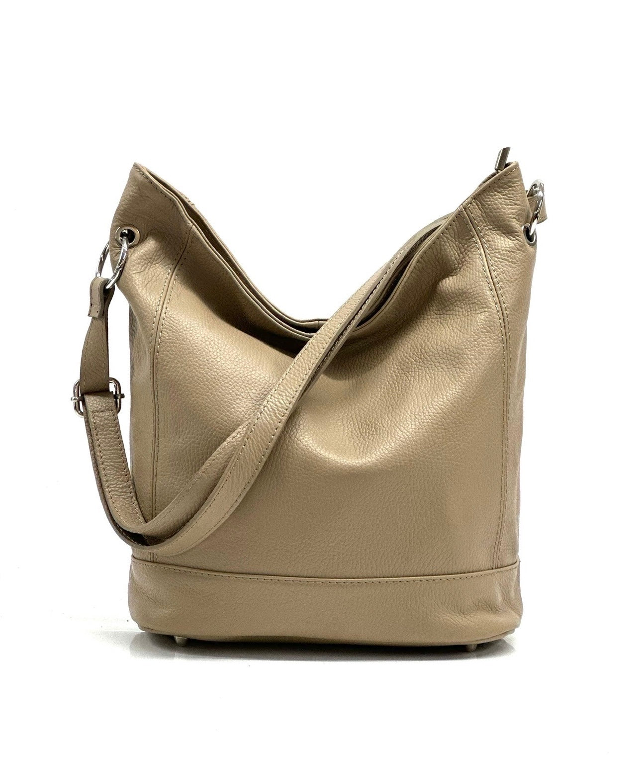 "Alisia" shoulder bag in genuine leather 100% Made in Italy