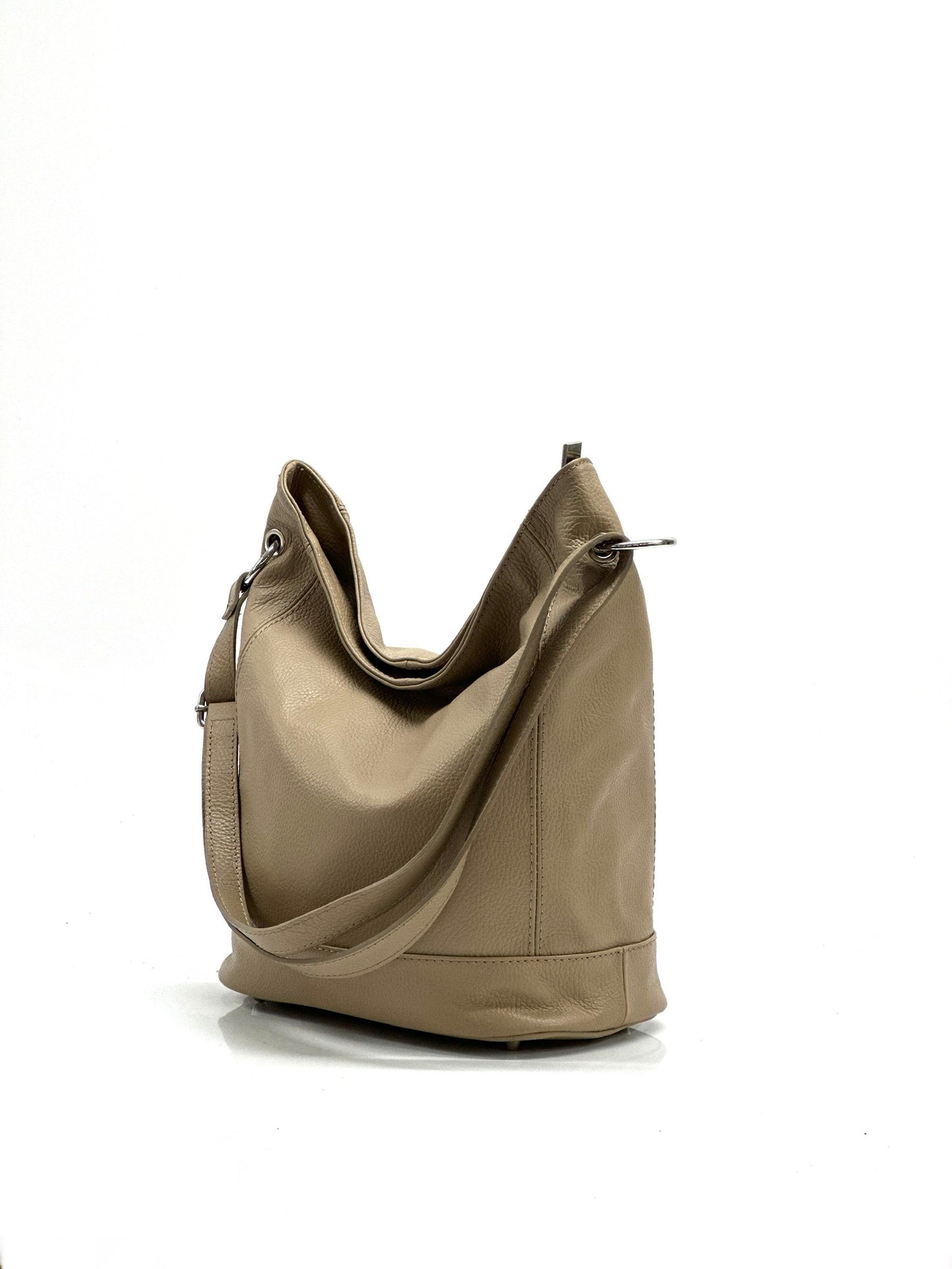 "Alisia" shoulder bag in genuine leather 100% Made in Italy