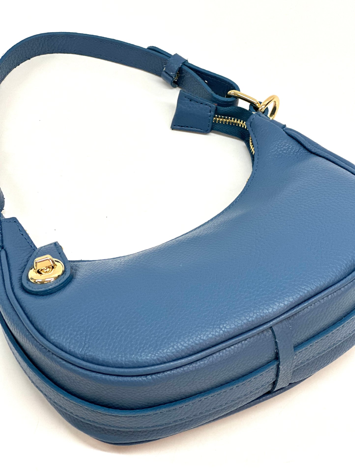 Borsa a mano "Aurora" in vera pelle dollaro Made in Italy