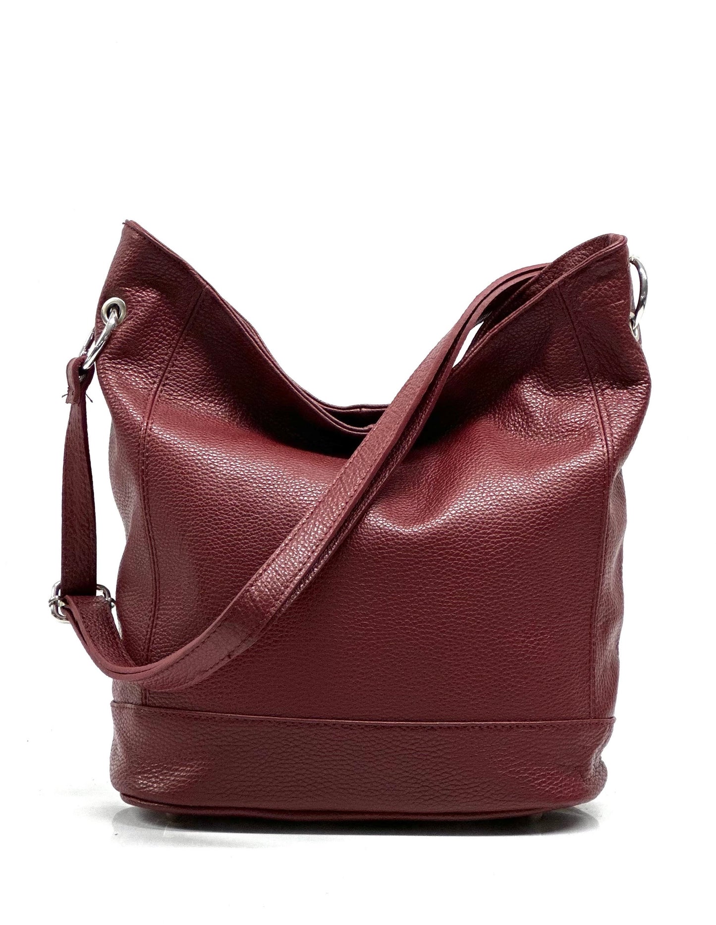 "Alisia" shoulder bag in genuine leather 100% Made in Italy