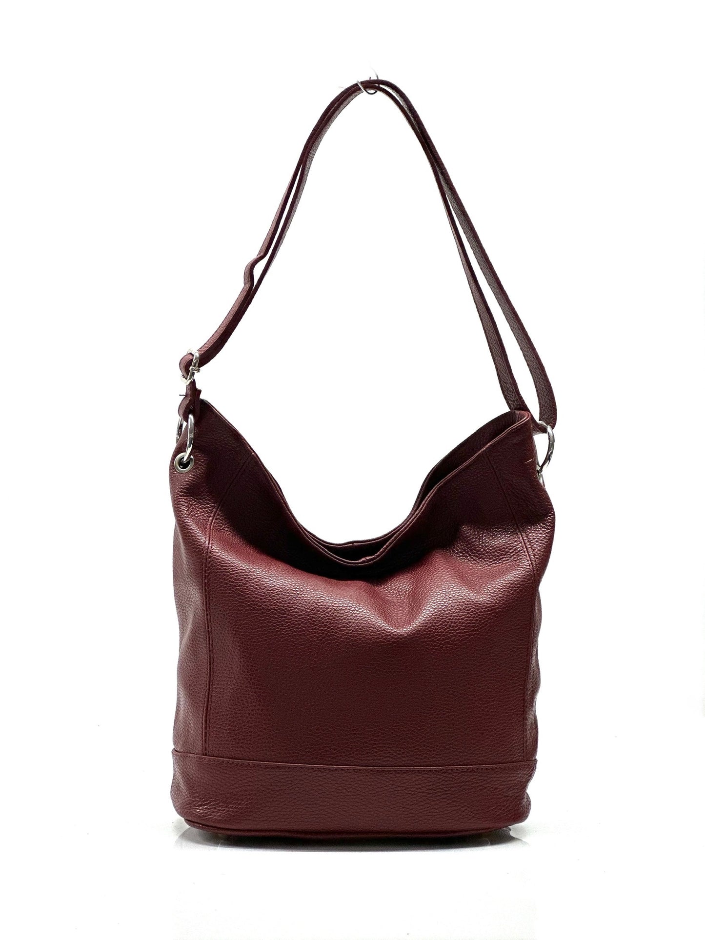 "Alisia" shoulder bag in genuine leather 100% Made in Italy