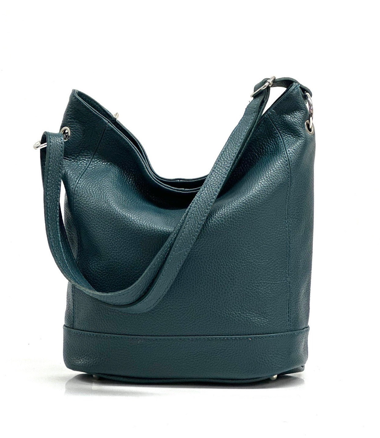 "Alisia" shoulder bag in genuine leather 100% Made in Italy