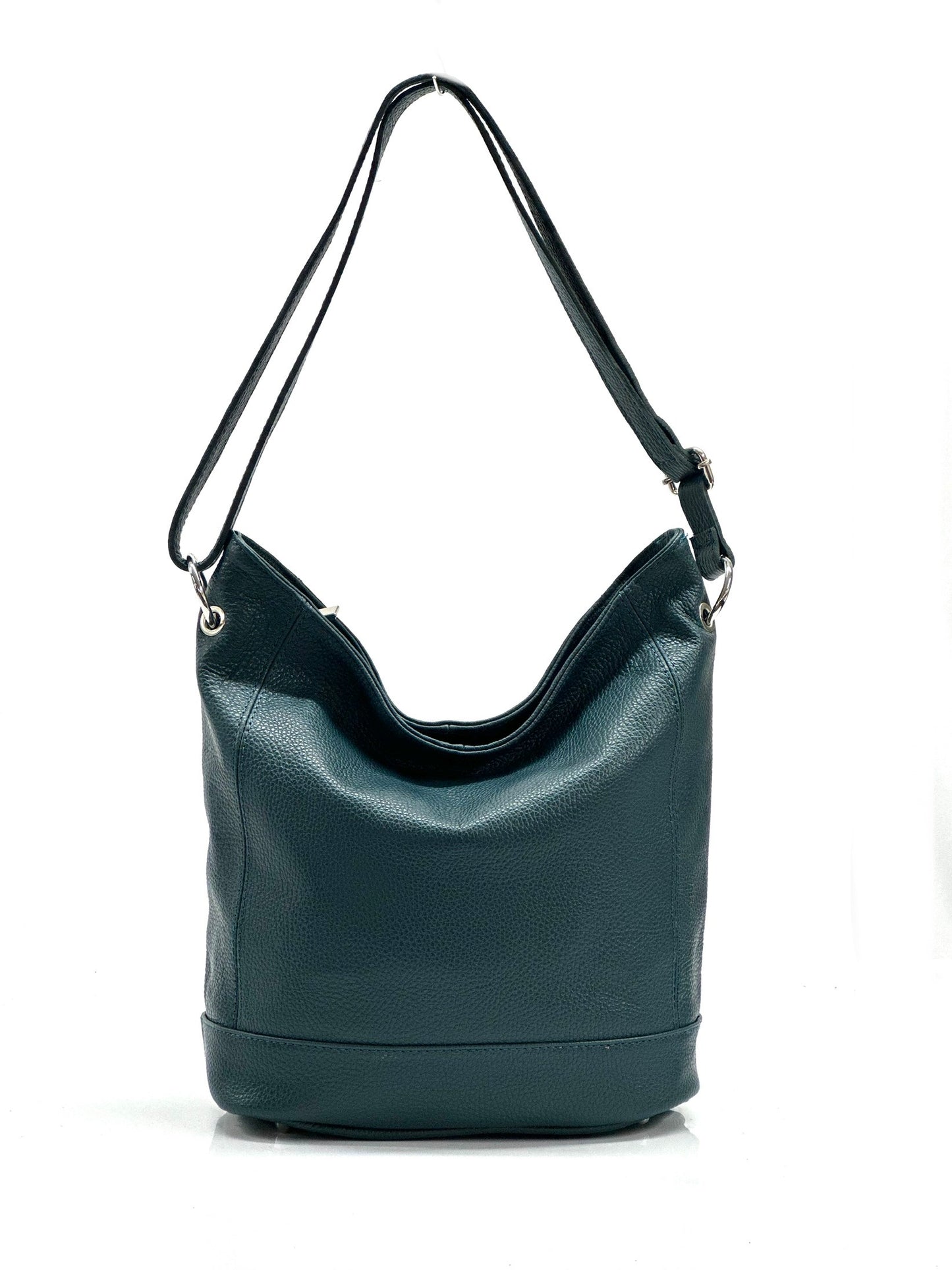 "Alisia" shoulder bag in genuine leather 100% Made in Italy