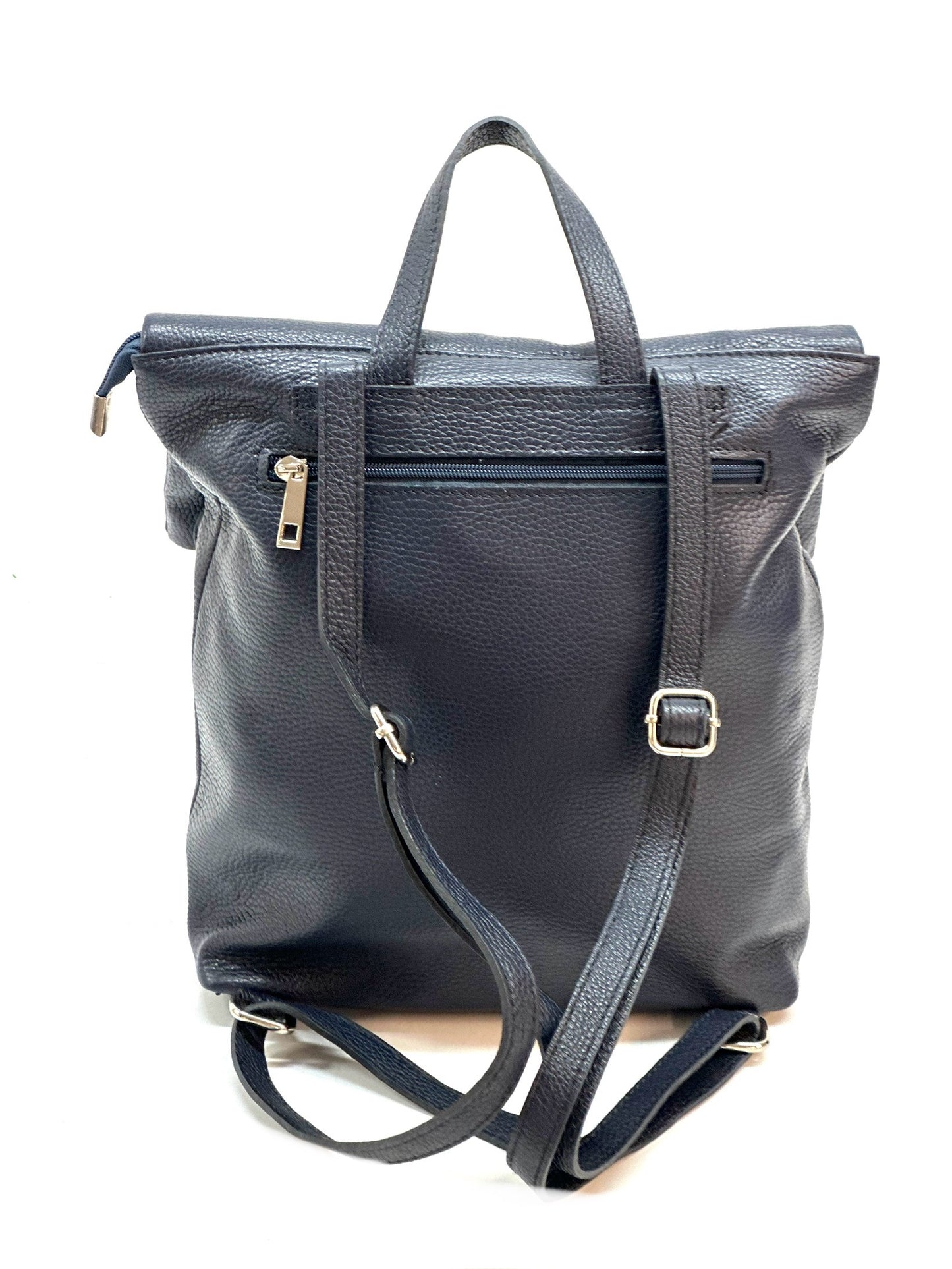 "Alexa" backpack 100% real leather Made in Italy