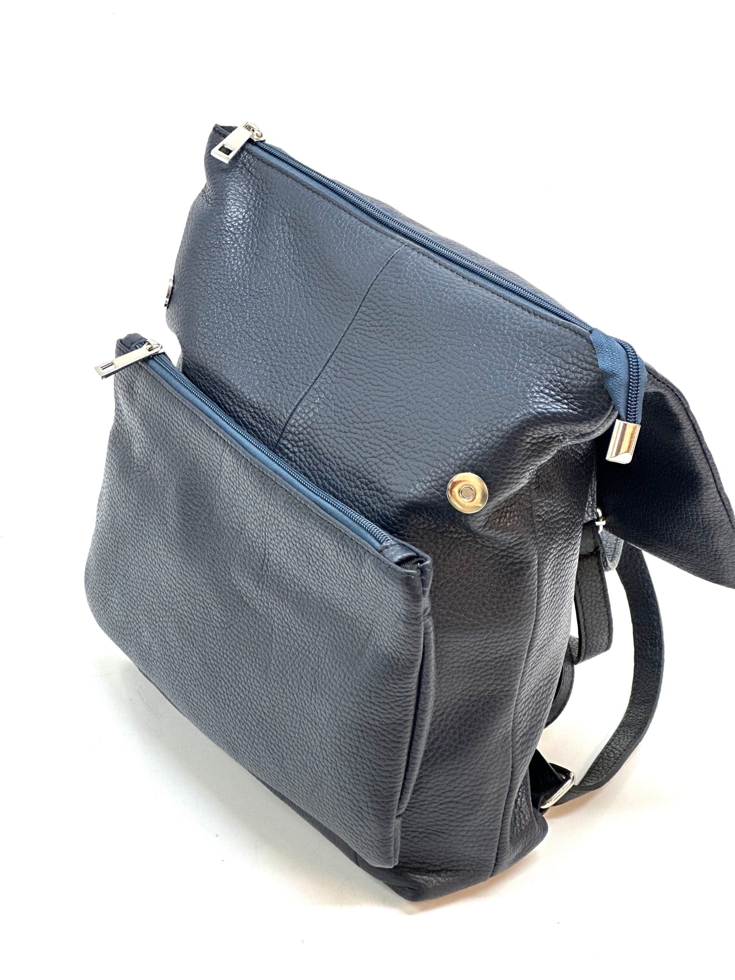 "Alexa" backpack 100% real leather Made in Italy