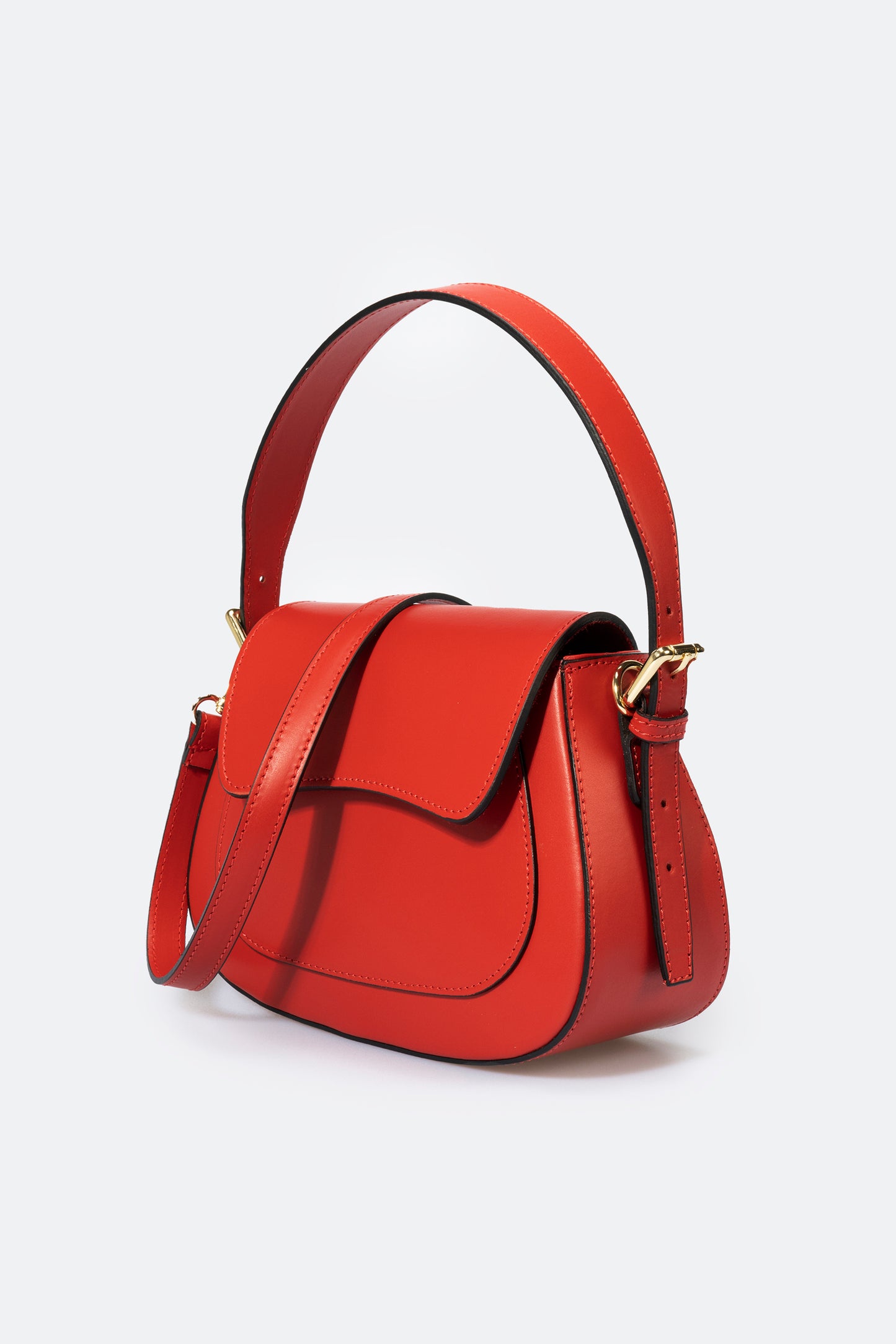 "Julia" handbag in genuine ruga leather - Made in Italy