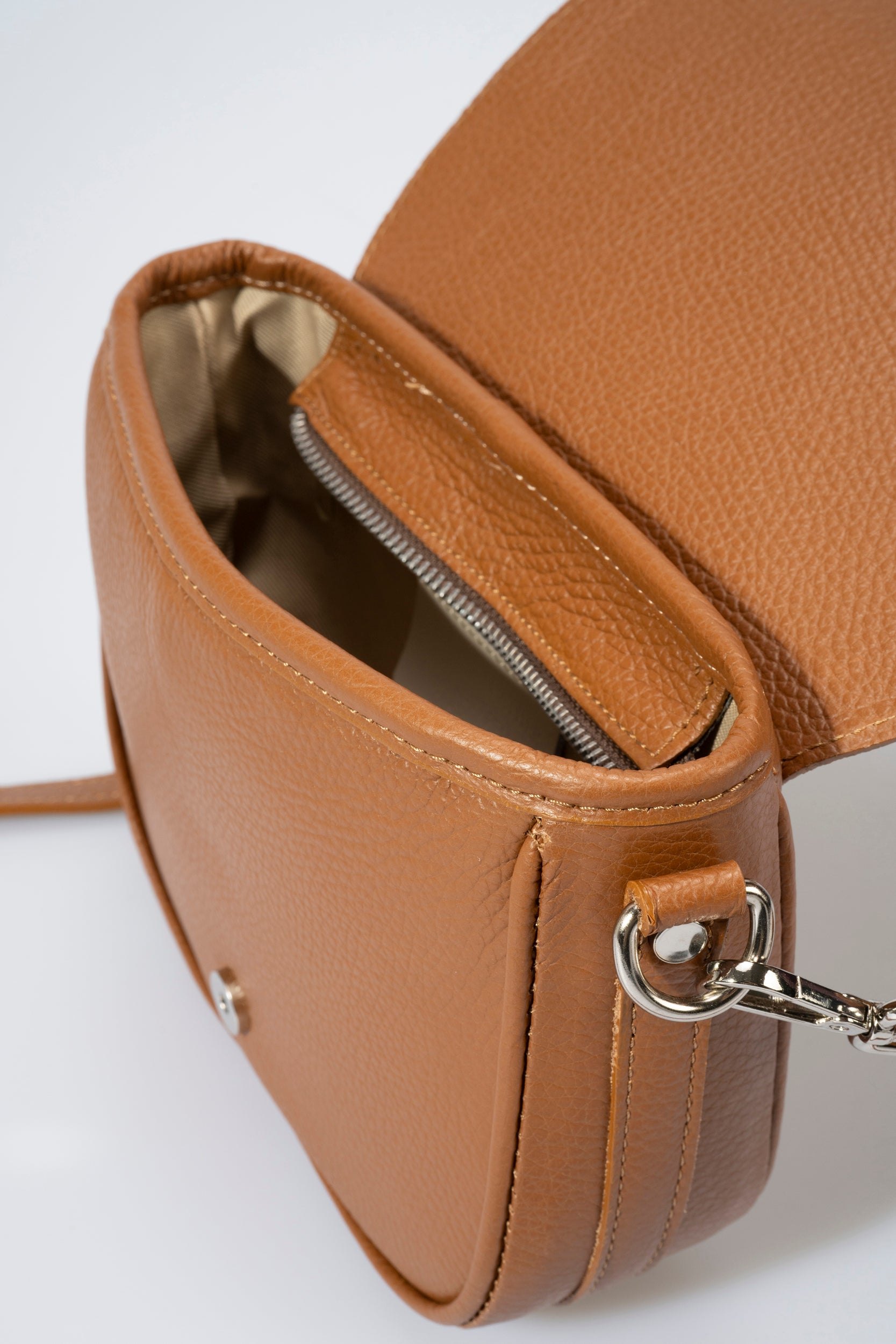 Borsa a tracolla "Valentina" in pelle calfskin