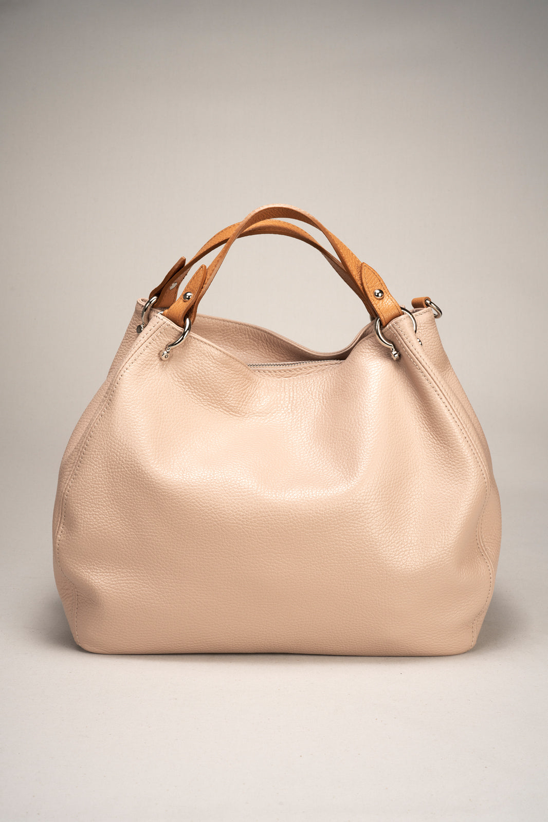 Beige leather handbags online